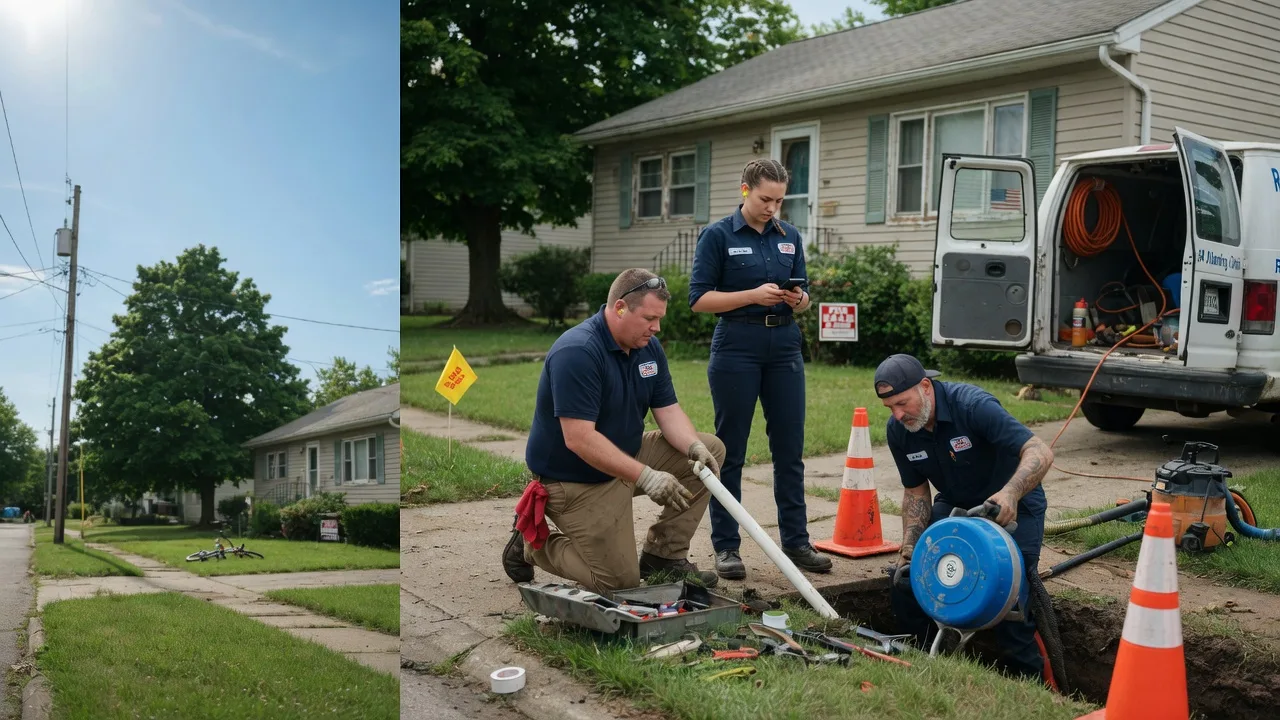 Sewer Line Repair in Martinsville, OH near me
